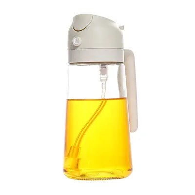 Glasölflasche, 2-in-1 Spray-Gießer, auslaufsicher