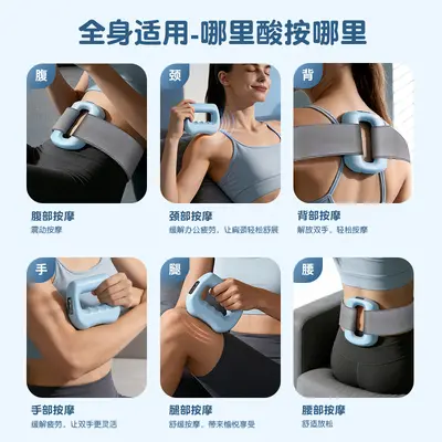 Mini Vibrating Fascia Ring Massager, Yoga Ring for Fitness - 4