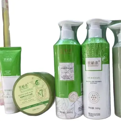 Herbal Face Cleanser and Hair Care Set for Women - 6