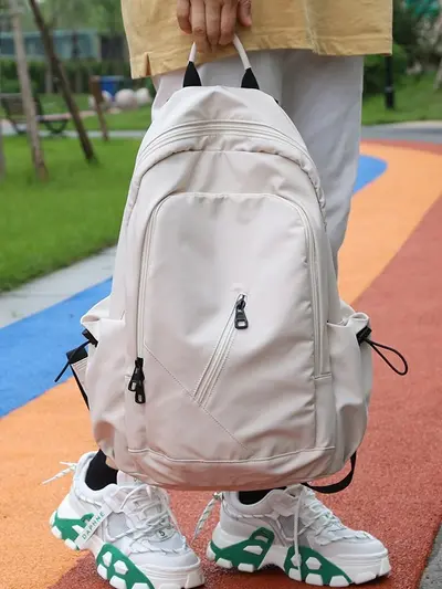 Oxford Cloth Backpack, Large Capacity, Schoolbag and Travel for Women and Men - 5