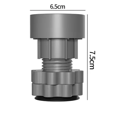 Universal washing machine base feet pads for refrigerator quiet pulsator drum with elevation, shock absorption, non-slip, vibration damping, moisture resistant. - 7