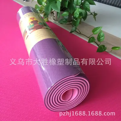 TPE-Yogamatte 8mm, zweifarbig, 183x61 cm - 7