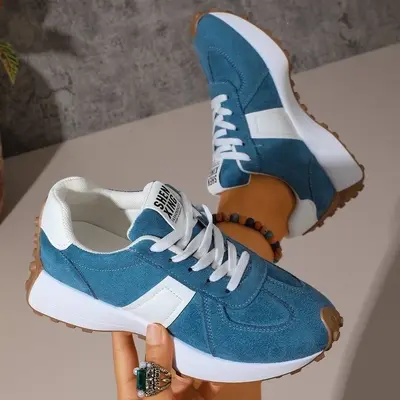 Women's Thick-Sole Dad Sneakers, Retro Comfortable, Height-Increasing, 2026