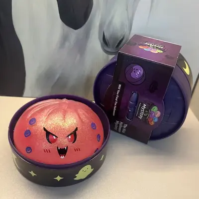 Cadılar Bayramı Vampir Baozi Squishy Oyuncak, Yavaş Geri Dönüşlü