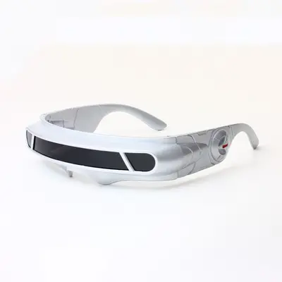 Retro Punk Space Sunglasses, UV-Protection, Laser Lenses