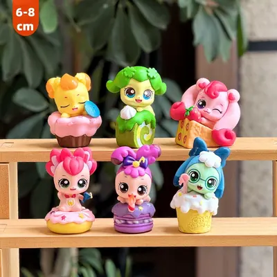 Dessert-Serie Elfen Figur, Kuchen Dekofigur, Blindbox - 7