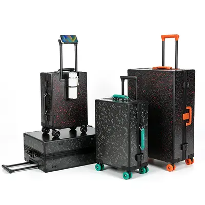 New Full Carbon Fiber Luggage Ultra-Light Trolley Case Premium 20 inch 24 inch Carry-on Suitcase Travel Bag Super Smooth