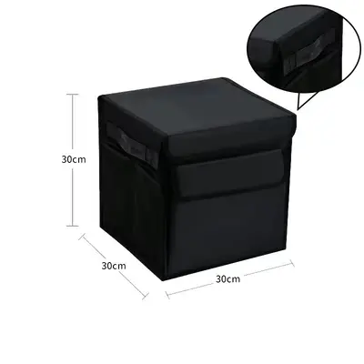 Foldable Car Trunk Organizer Box, Multifunctional Vehicle Storage Bin - 7