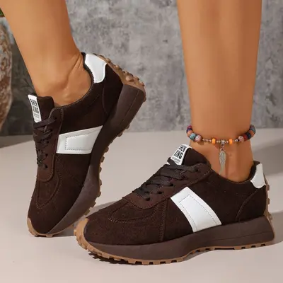 Women's Thick-Sole Dad Sneakers, Retro Comfortable, Height-Increasing, 2026 - 7