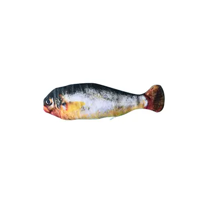 Smart Electric Plush Cat Toy, Mini Fish Shape, Bite-Resistant - 6