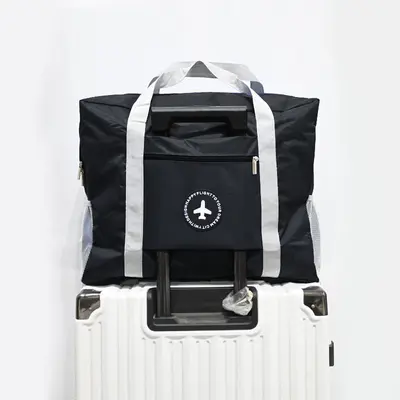 Reisetasche Gepäcktasche Wickeltasche Aufbewahrungstasche großes Fassungsvermögen Tragegriff leicht wasserdicht Kurztrip Reisegepäck faltbar - 9