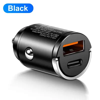 PD QC Schnellladung KFZ-Ladegerät USB-C Handy-Adapter - 9