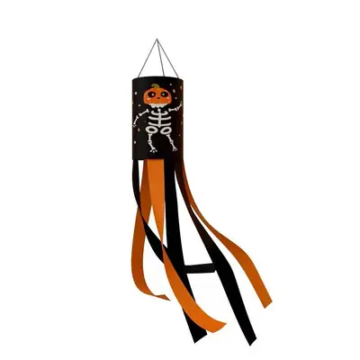 Halloween Ghost Wind Sock Flag Hanging Decoration