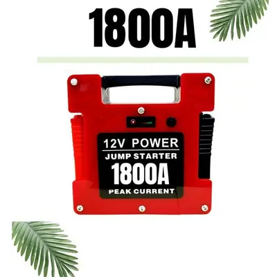 12V Car Emergency Jump Starter, Lithium Battery, High Capacity Power Bank - 8