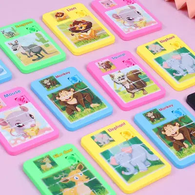 Cartoon Mobile Puzzle, Plastic DIY Airplane for Kids