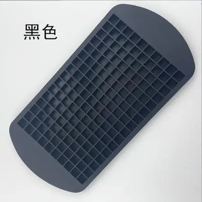 Lebensmittelqualität 160 Gitter 1 cm kleine quadratische Silikon-Eiswürfelform Haus leicht zu reinigen Brucheis-Eiswürfelform - 9