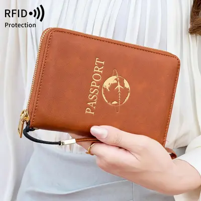 RFID passport wallet, multi-functional, magnetic protection - 3