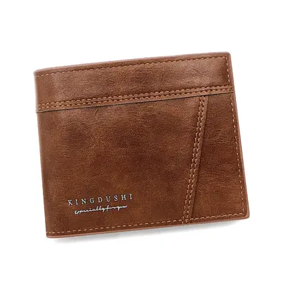 Men's Wallet Kingdushi with Zip Coin Pouch, Large Capacity - 8