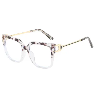TR90 Square Blue Light Blocking Glasses Frame for Prescription Lenses