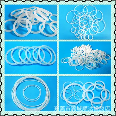 Silikon O-Ring Conta, Fümed Silika, Doğal Renk, Su Geçirmez