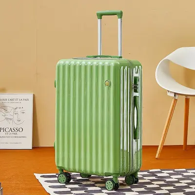Korean Style Combination Lock Suitcase, 360° Wheels, Large Capacity - 11