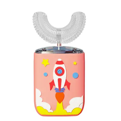 Kids Electric Toothbrush, U-Shape Sonic, Ages 2-12, Silicone Brush Head - 7