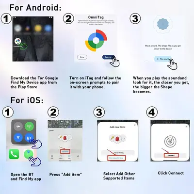 iOS Android GPS locator, anti-loss device