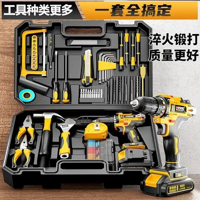 21V Lithium-Akku-Bohrmaschine mit Elektroschraubendreher-Set - 5
