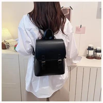 Damenrucksack modisch klein elegant Pendler Rucksack großes Fassungsvermögen mehrere Taschen Alltag vielseitig Doppeltragegurt