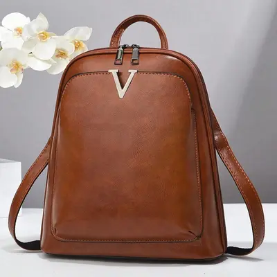 Women's Casual Waterproof Backpack, Laptop Bag for School and Travel - 9