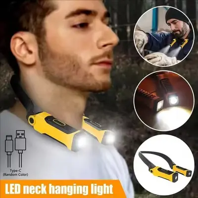 Portable Hanging Neck Light, Multifunctional Camping Lamp