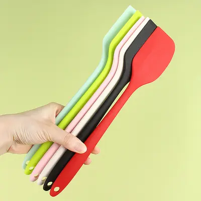 Hazır entegre silikon büyük kazıyıcı pişirme kazıyıcı kek spatulası krema kazıyıcı pişirme aracı