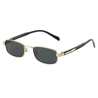 Full-Frame Metal Retro Sunglasses for Men and Women - 6