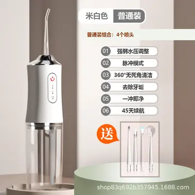 Electric oral irrigator, portable, household water flosser for families - 10