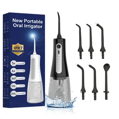 Portable electric oral irrigator, 5-level pulse - 7