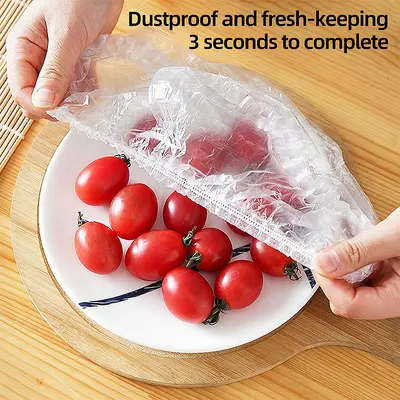 Tek kullanımlık plastik streç film ev tipi gıda sınıfı plastik streç film kalınlaştırılmış PE taze tutma örtüsü sızdırmazlık kase kapağı toptan