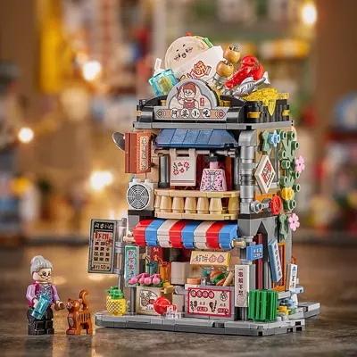 LOZ Building Blocks Street Scene Set, Ages 8-12 - 4