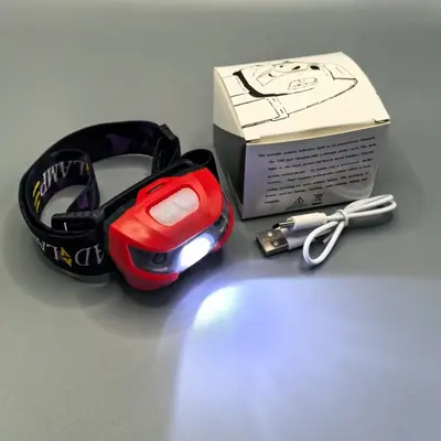 Mini Rechargeable Sensor Fishing Headlamp, Long Battery Life, Waterproof - 11