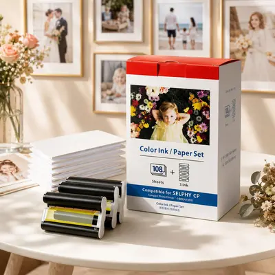 6 Zoll hochglänzendes Fotopapier für Canon CP1500, CP1300, CP1200