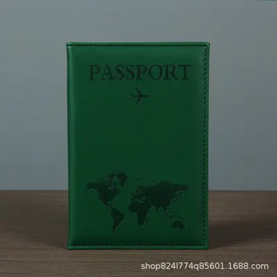 新款跨境爆款护照保护套 证件套 pu护照夹 机票夹现货批发工厂直 - 7