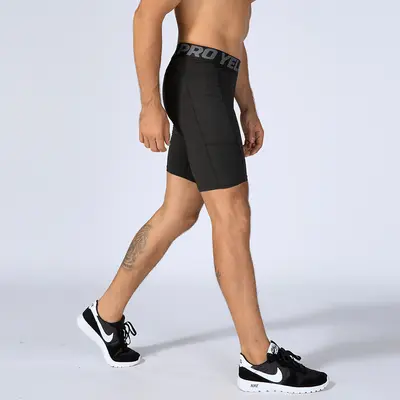 Men's Fitness Shorts with Pockets, Quick-Dry, Stretch, Model 1084 - 3