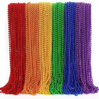 Colored Plastic Beads, Linking Beads, Wedding Decoration Door Curtain Beads