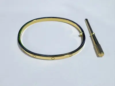 18er Roségold schmales Modell 6. Generation Kart Plus fadeless zehn Diamanten Damenarmband, schmales Modell einzeln gezacktes und einzelner Diamant doppelter Titanstahl Armband - 7