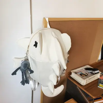 Creative Dinosaur Shark Monster Backpack, Cartoon School Bag - 6