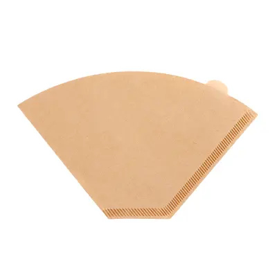 Fächerförmiges Einweg-Kaffeefilterpapier, 102 g/m²
