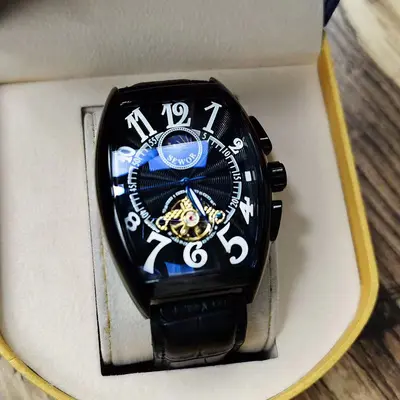 Men's Mechanical Watch Waterproof Barrel Type - 12