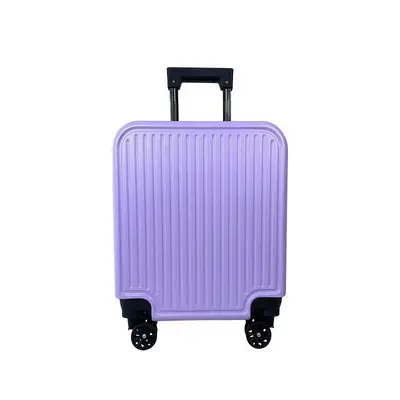 Women's suitcase small 18 inch ins popular lightweight combination lock wheeled bag 20 student boarding travel leather suitcase men - 9