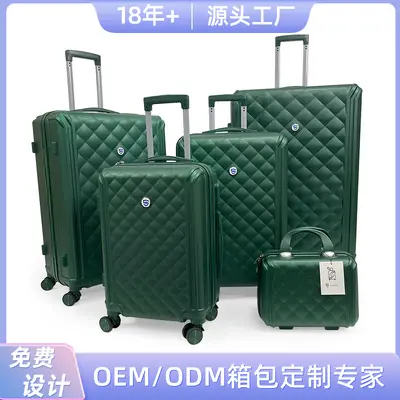 ABS 5-Piece Luggage Set 14/20/24/28/32 Inch, Spinner Wheels