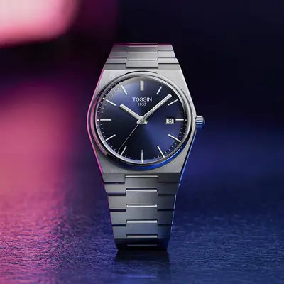 Tossin1853 Men's Quartz Watch Ultra-thin Waterproof