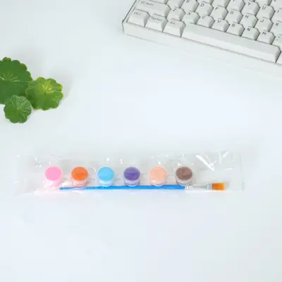 Children's Acrylic Paint Set, 12 Colors - 9